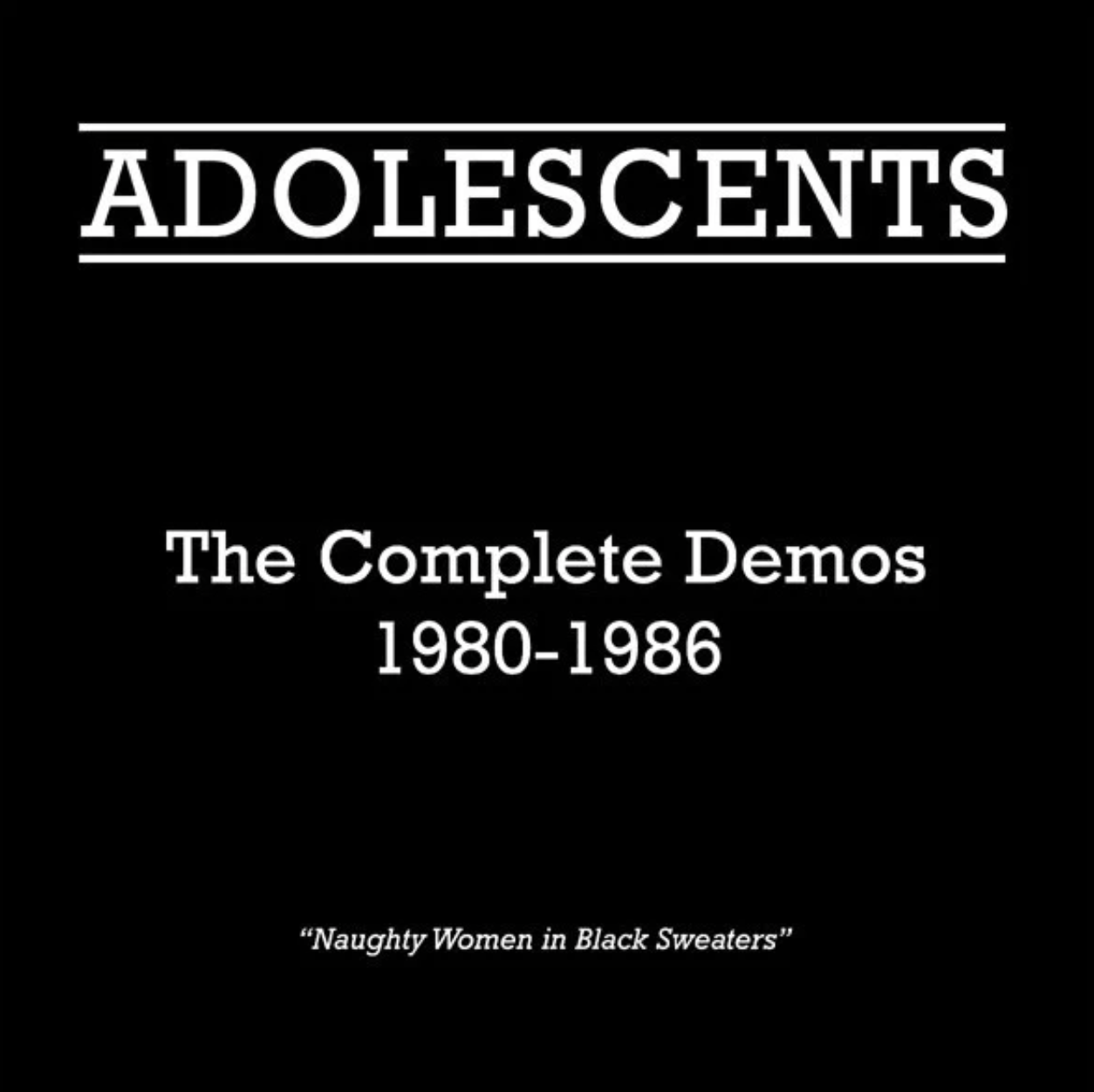 Buy Adolescents Demos LP | OC Hardcore Vinyl | Crustpunks.com